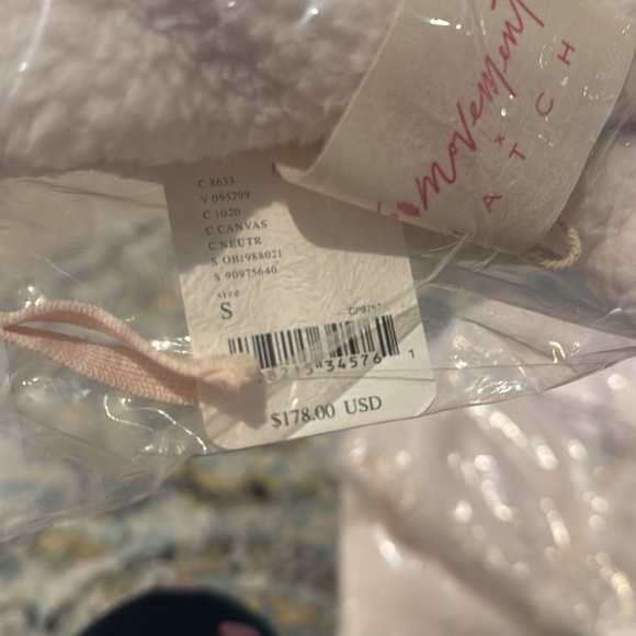 Free People Movement X Hatch Hit The Slopes Jacket Fleece Canvas NEW Size S,M - Picture 10 of 13